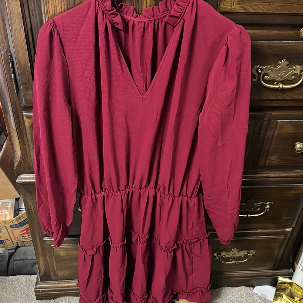 Maroon dress